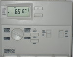 programmable thermostat open for programming