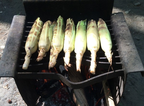Campfire Grilled Corn